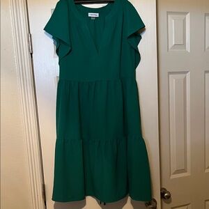 Calvin Klein Teal Midi Dress